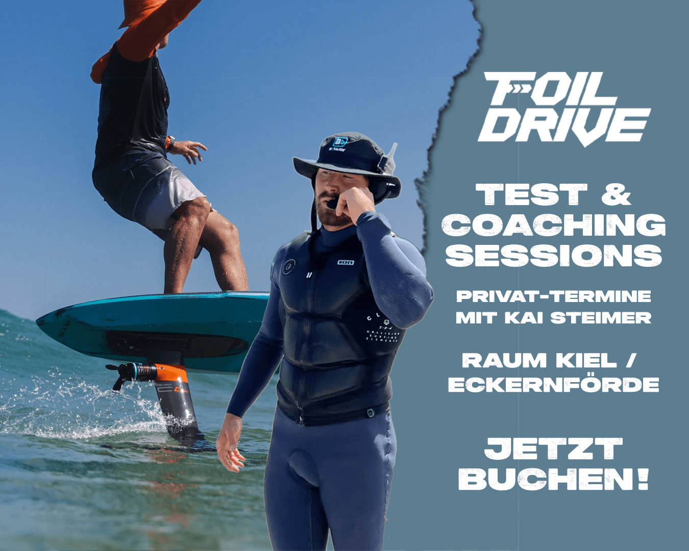 Foil Drive Test und Coaching Kiel