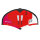 Flux V2 3,0 m² Rot/Rubinrot/Weiß