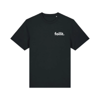 foilit. T-Shirt unisex schwarz