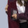 Evo Pro Slimline Parka Burgundy